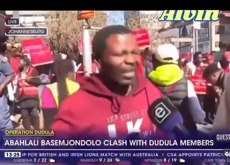 Our girls are sl33ping with foreigners, they have to leave - Xenophobic South African man almost in tears as he shares his hate for foreigners in the country